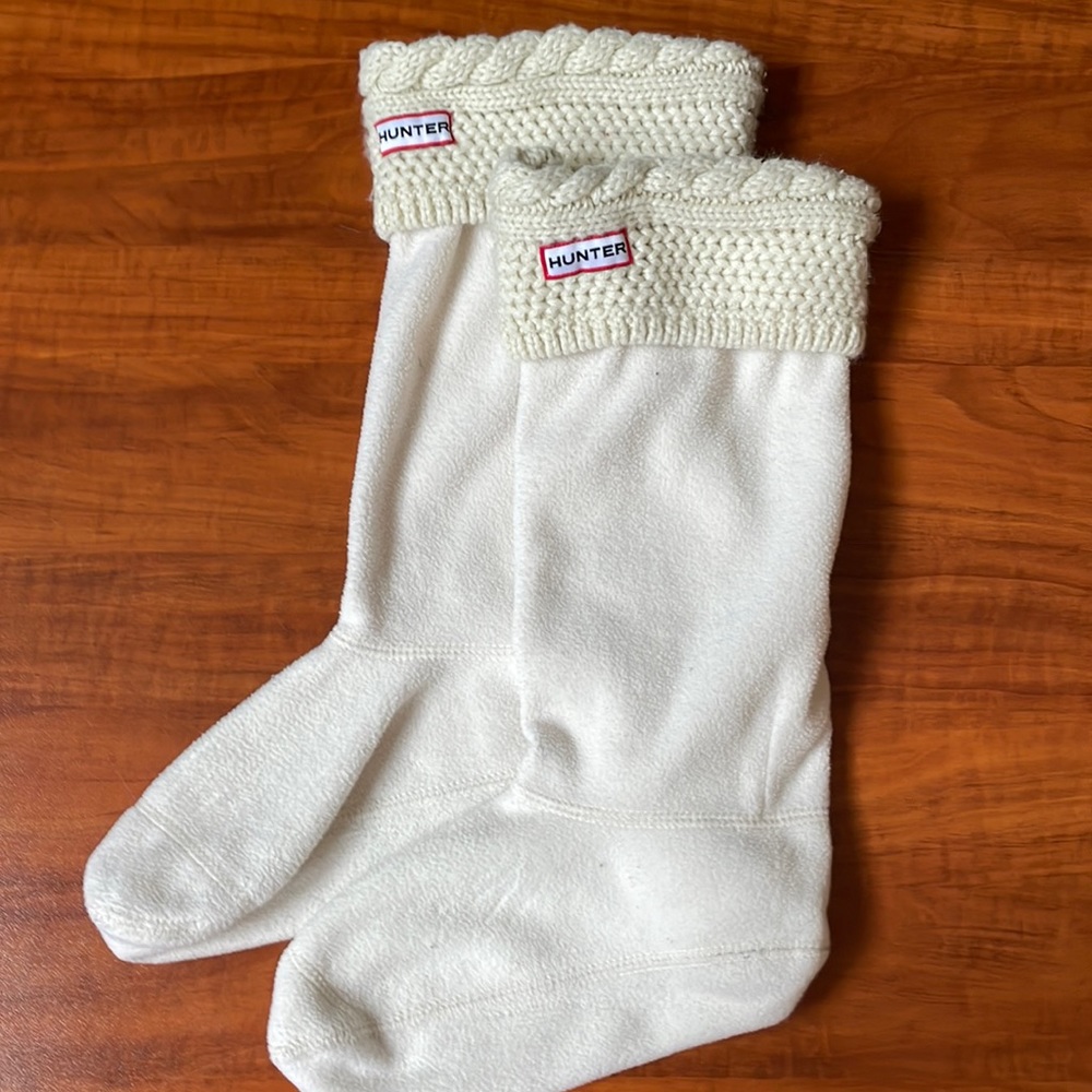 Hunter Tall Boot Socks Cream